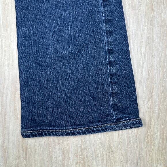 Patagonia Mid Rise Organic Cotton Dark Wash Casual Boot Cut Denim Jeans 28 - Picture 6 of 16